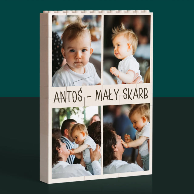 Fotokolaż: Zdjęcia z Dzieckiem - Klocki LEGO z Nadrukiem