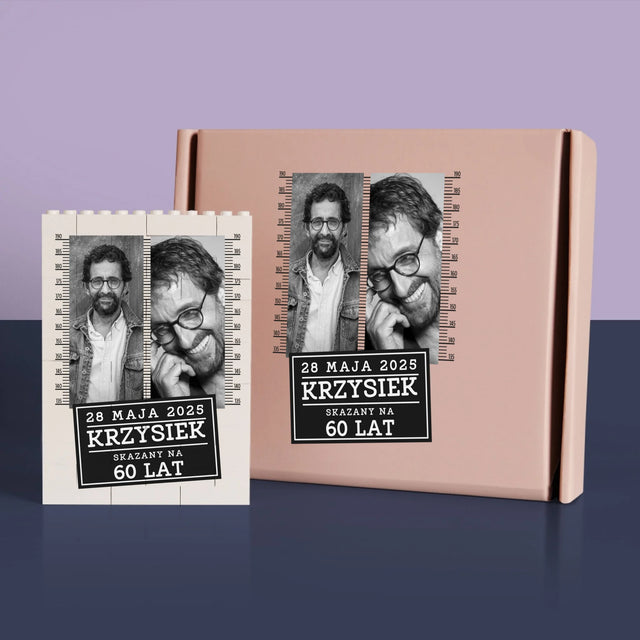 Fotokolaż: Skazany Na 60 Lat - Klocki LEGO z Nadrukiem