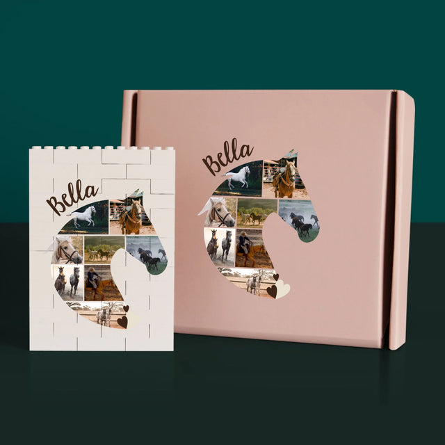 Kształt ze Zdjęć: Koń - Klocki LEGO z Nadrukiem