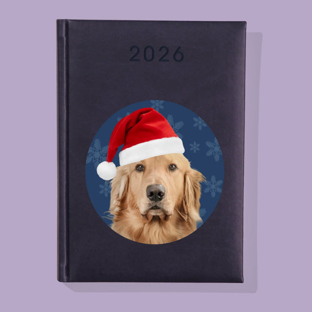 Zdjęcie I Podpis: Twój Pies Świąteczny - Kalendarz Książkowy z Nadrukiem
