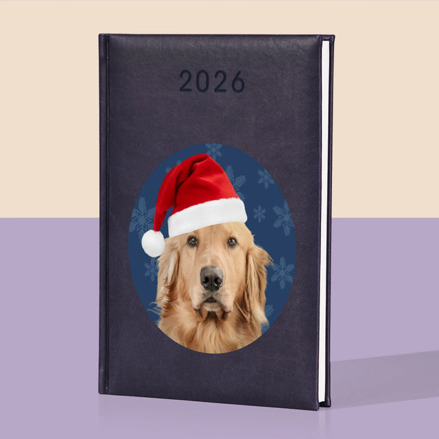 Zdjęcie I Podpis: Twój Pies Świąteczny - Kalendarz Książkowy z Nadrukiem