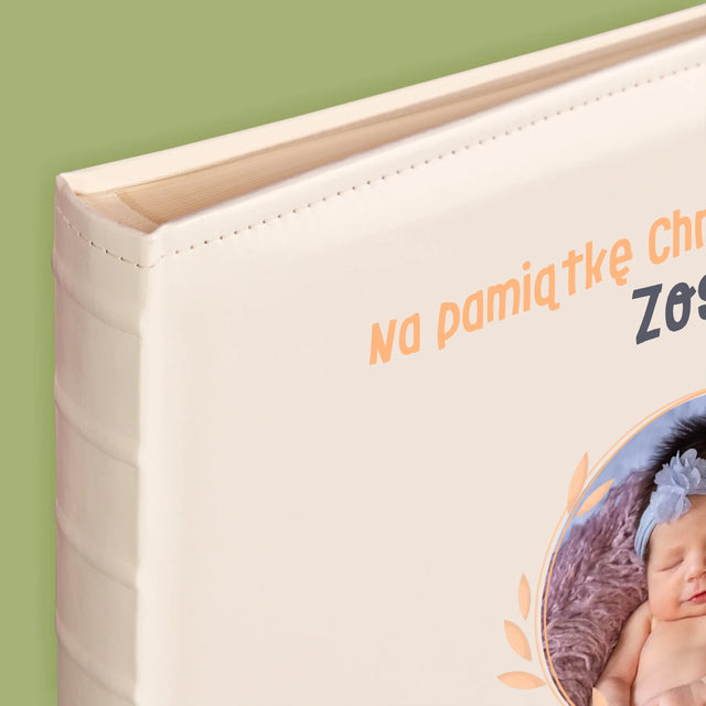 Zdjęcie i Podpis: Na Pamiątkę Chrztu Świętego - Album Na Zdjęcia