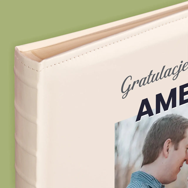 Zdjęcie i Podpis: Ślubne Gratulacje - Album Na Zdjęcia