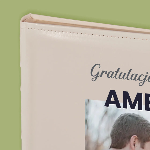 Zdjęcie i Podpis: Ślubne Gratulacje - Album Na Zdjęcia