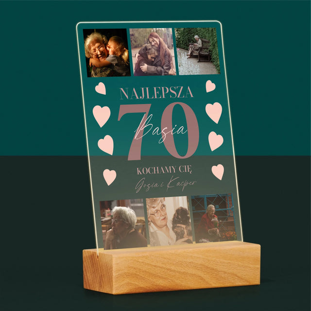 Fotokolaż: Najlepsza 70 - Wydruk Na Szkle Akrylowym