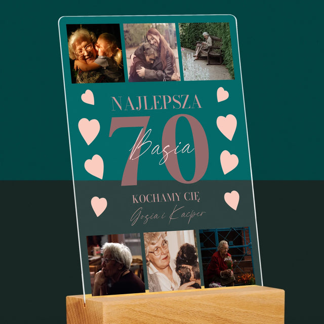 Fotokolaż: Najlepsza 70 - Wydruk Na Szkle Akrylowym