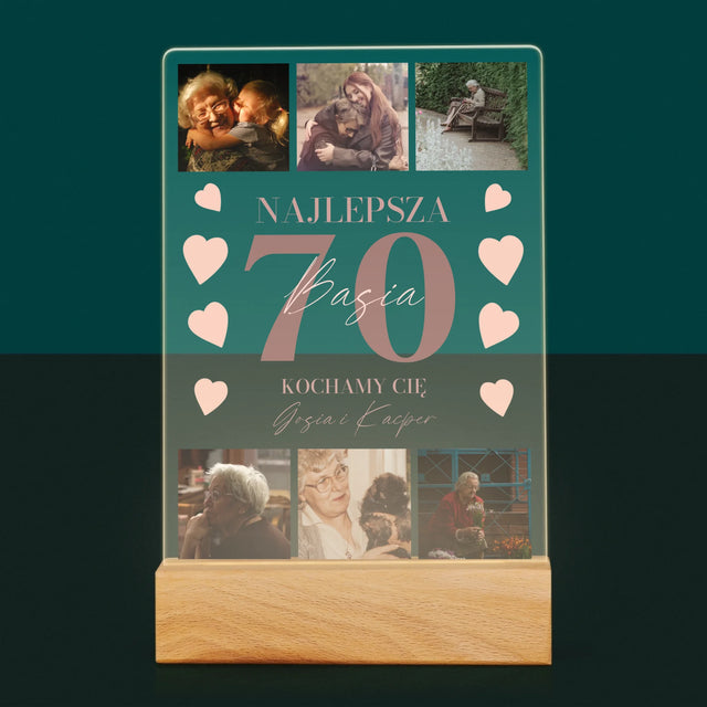 Fotokolaż: Najlepsza 70 - Wydruk Na Szkle Akrylowym