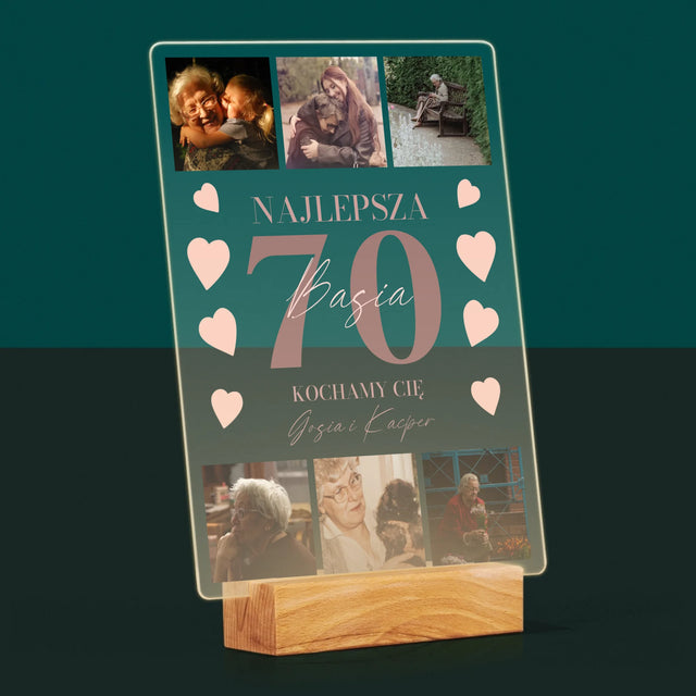 Fotokolaż: Najlepsza 70 - Wydruk Na Szkle Akrylowym