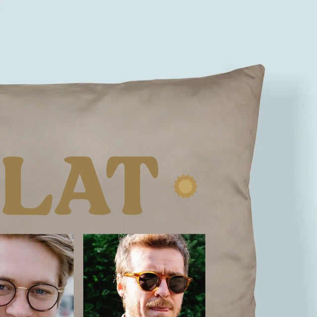 Fotokolaż: 30 Lat Bycia Legendą - Poduszka z Nadrukiem