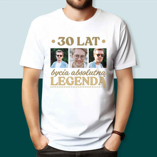 Fotokolaż: 30 Lat Bycia Legendą - Koszulka Męska