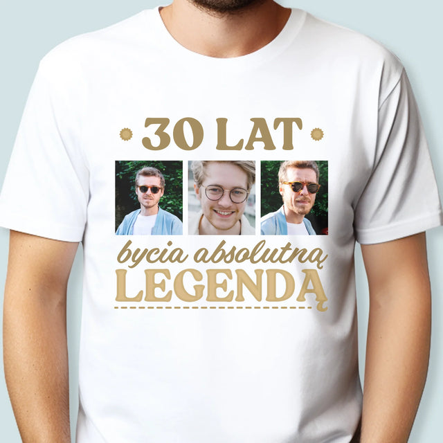 Fotokolaż: 30 Lat Bycia Legendą - Koszulka Męska