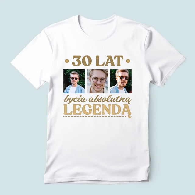 Fotokolaż: 30 Lat Bycia Legendą - Koszulka Męska