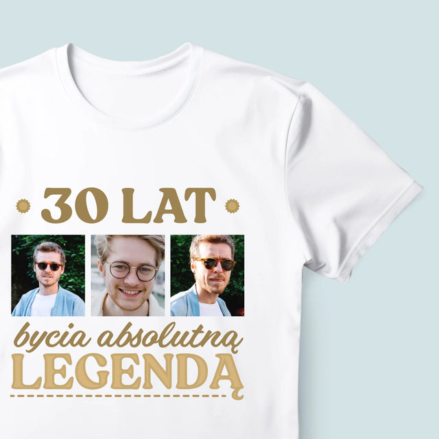 Fotokolaż: 30 Lat Bycia Legendą - Koszulka Męska