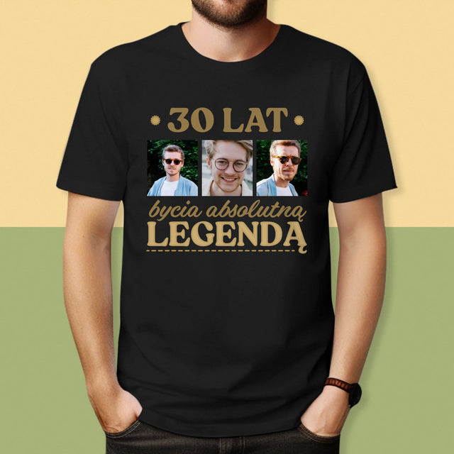 Fotokolaż: 30 Lat Bycia Legendą - Koszulka Męska