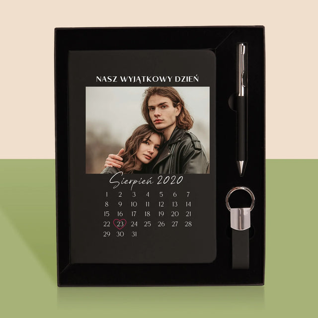 Zdjęcie i Podpis: Nasz Wyjątkowy Dzień - Zestaw z Notatnikiem