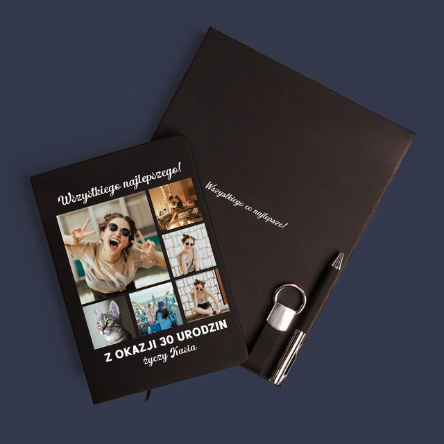 Fotokolaż: Urodzinowy - Zestaw z Notatnikiem