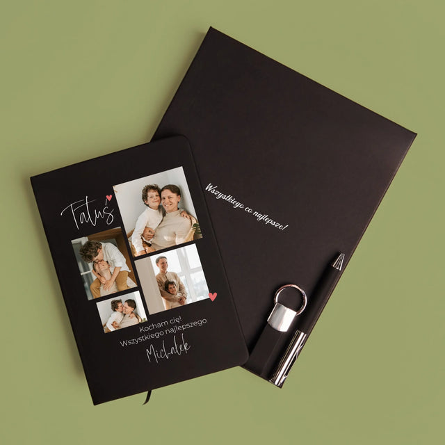 Fotokolaż: Tatusiu Kocham Cię - Zestaw z Notatnikiem