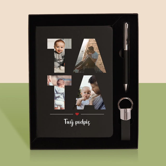 Słowo Ze Zdjęć: Tata - Zestaw z Notatnikiem