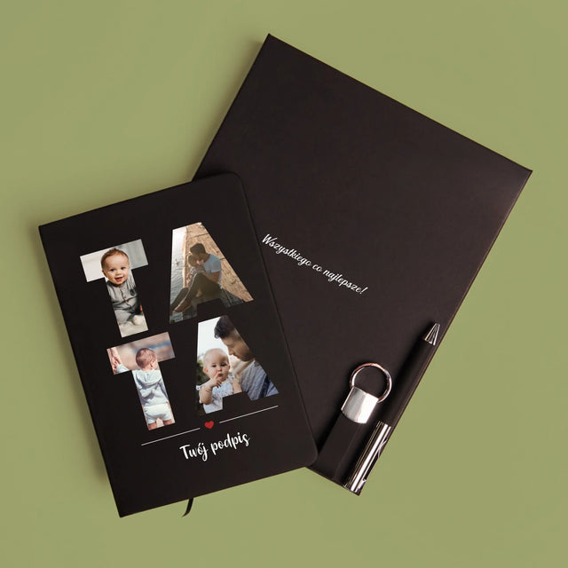 Słowo Ze Zdjęć: Tata - Zestaw z Notatnikiem