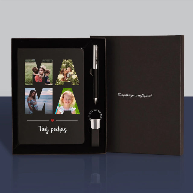 Słowo Ze Zdjęć: Mama - Zestaw z Notatnikiem