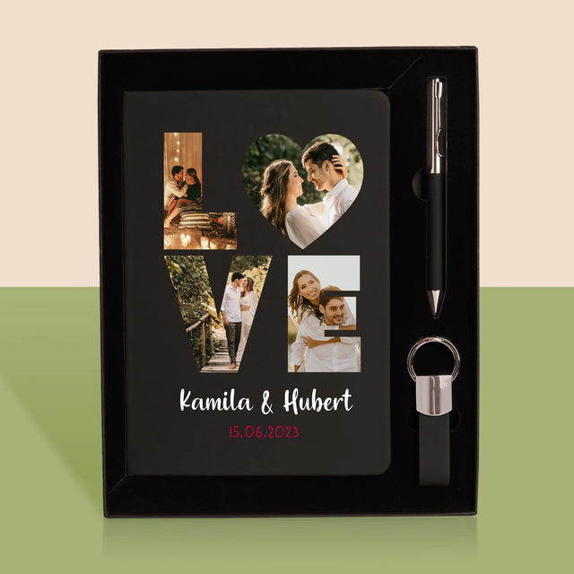 Słowo Ze Zdjęć: Love - Zestaw z Notatnikiem