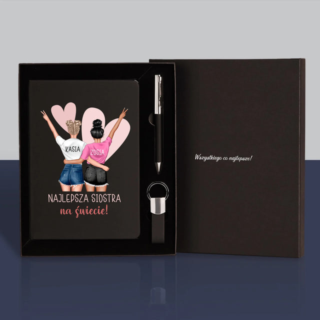 Kreator Postaci: Najlepsza Siostra Na Świecie - Zestaw z Notatnikiem