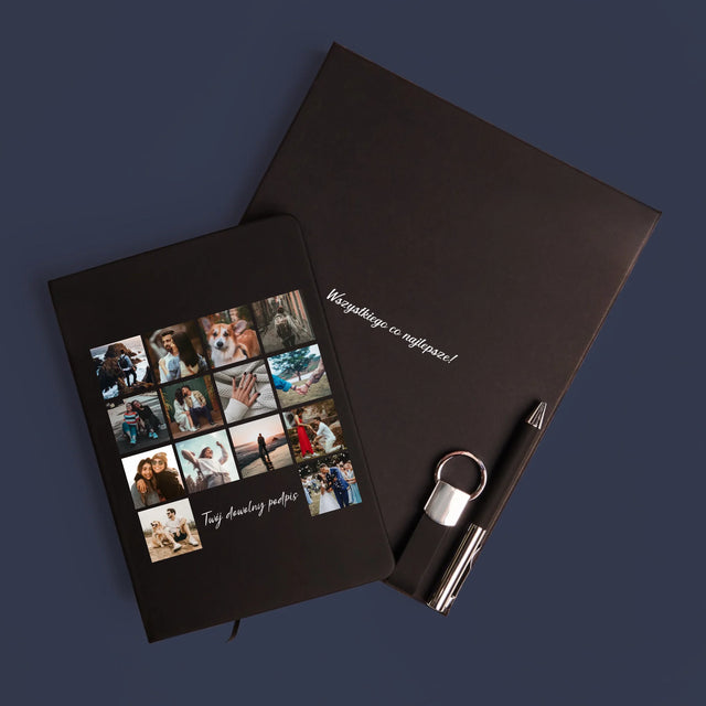 Fotokolaż: 14 Zdjęć - Zestaw z Notatnikiem