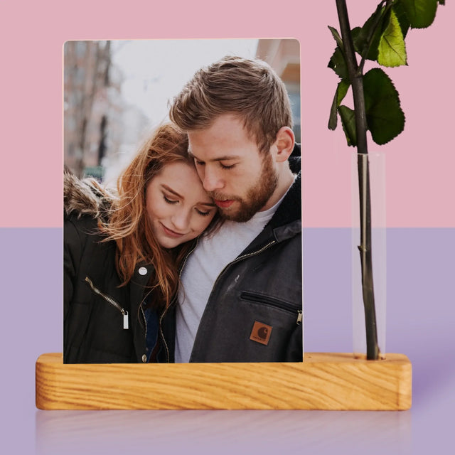 Zdjęcie: Twoje Zdjęcie - Wydruk Na Szkle Akrylowym z Różą