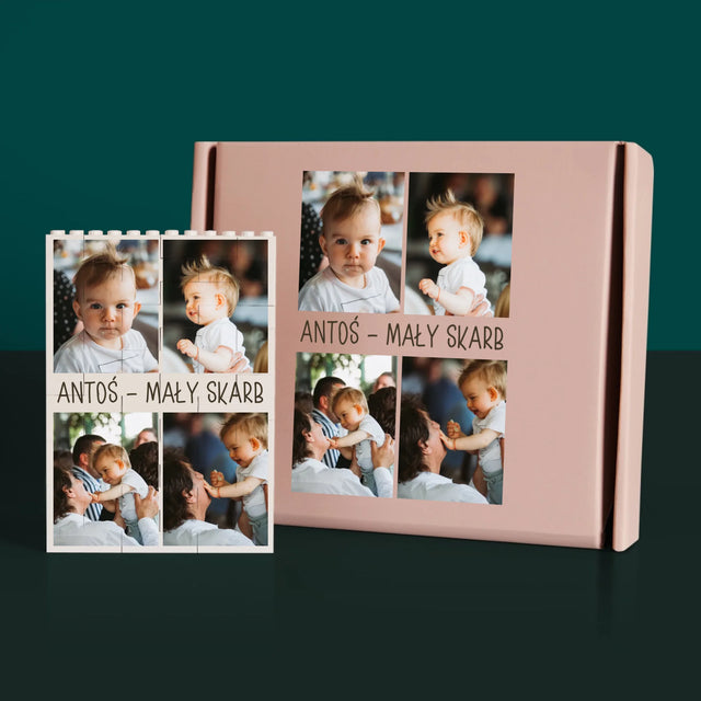 Fotokolaż: Zdjęcia z Dzieckiem - Klocki LEGO z Nadrukiem