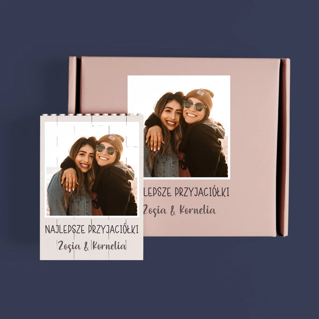 Zdjęcie i Podpis: Dla Przyjaciółki - Klocki LEGO z Nadrukiem