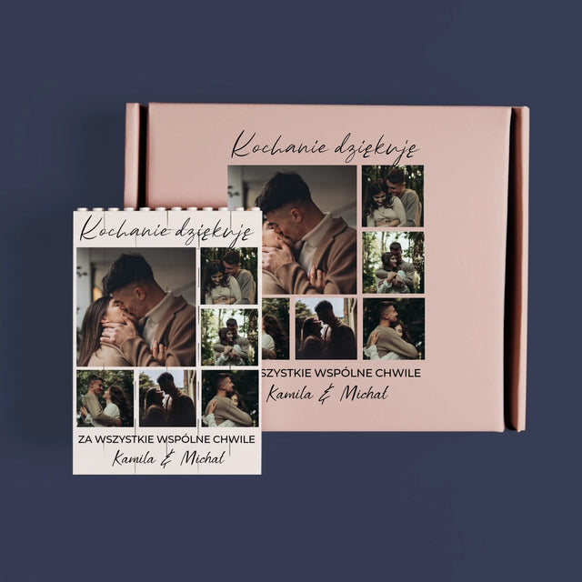 Fotokolaż: Rocznicowy - Klocki LEGO z Nadrukiem