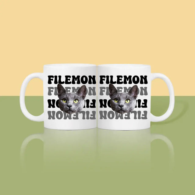 Twoja Postać: Zdjęcie Pupila z Imieniem - Kubek z Nadrukiem