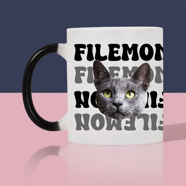 Twoja Postać: Zdjęcie Pupila z Imieniem - Kubek z Nadrukiem