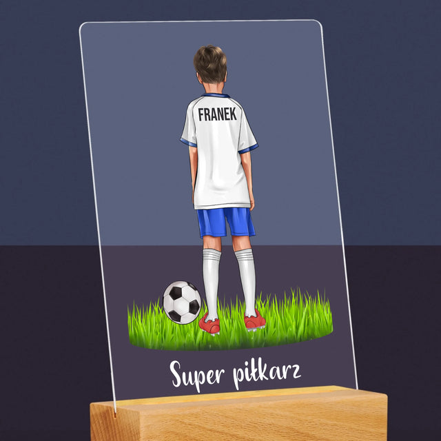 Kreator Postaci: Mały Piłkarz - Wydruk Na Szkle Akrylowym
