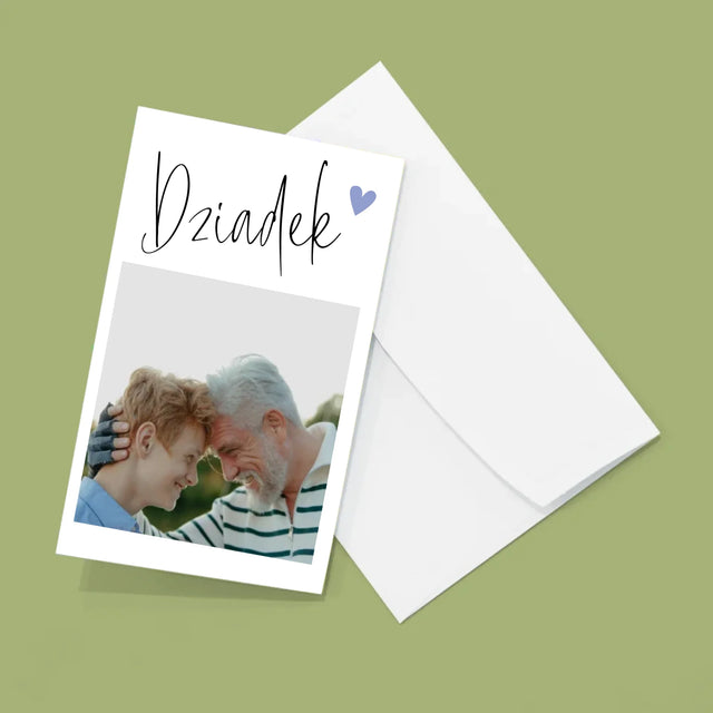 Fotokolaż: Dziadku Kocham Cię - Duża Harmonijka Ze Zdjęć