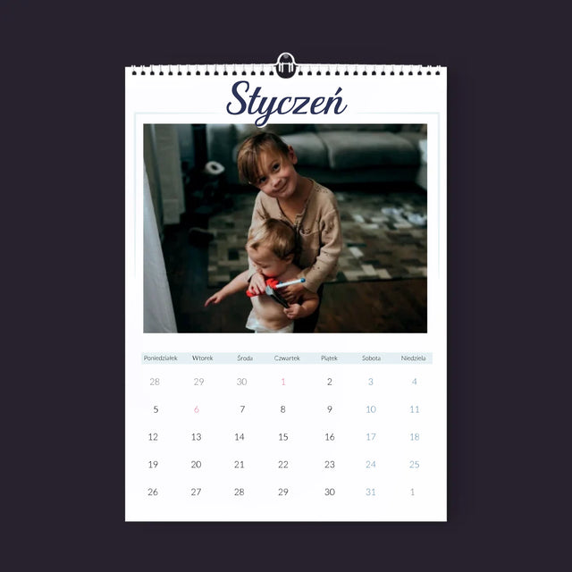 Fotokolaż: Babciu Kocham Cię - Personalizowany Kalendarz Ścienny