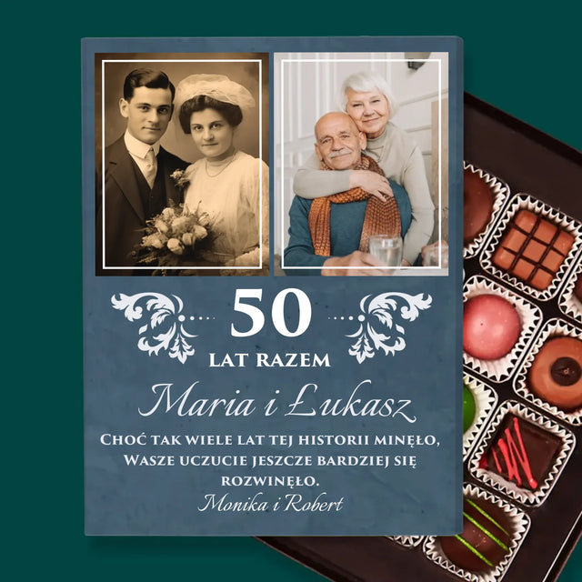 Fotokolaż: Razem Przez Lata - Personalizowane Praliny