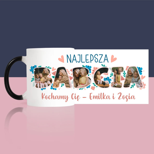 Słowo Ze Zdjęć: Najlepsza Babcia - Kubek z Nadrukiem
