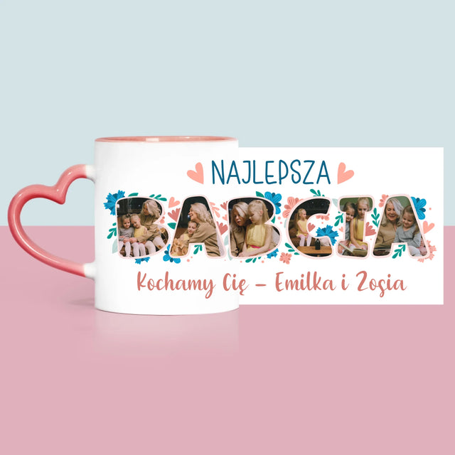 Słowo Ze Zdjęć: Najlepsza Babcia - Kubek z Nadrukiem