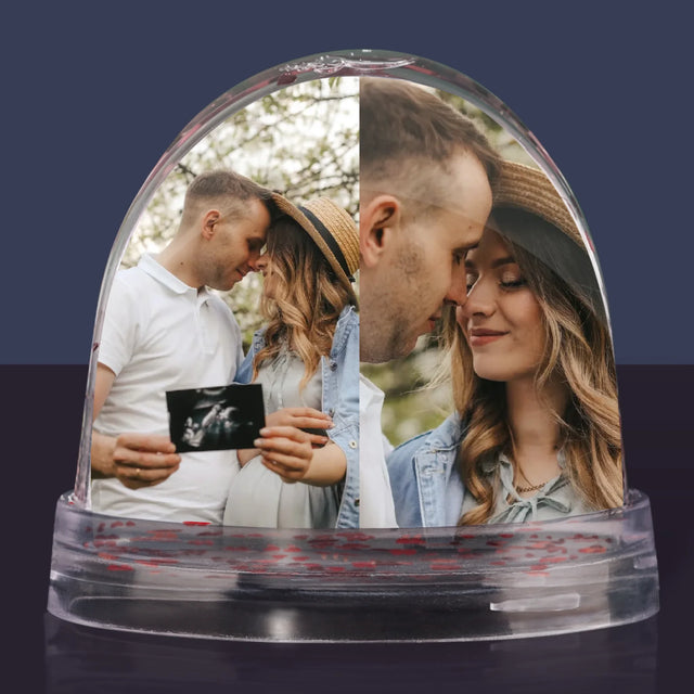 Fotokolaż: 2 Zdjęcia - Kula Śnieżna