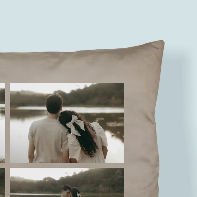 Fotokolaż: Spotify 4 Zdjęcia - Poduszka z Nadrukiem