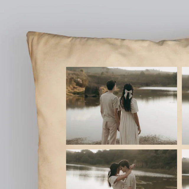 Fotokolaż: Spotify 4 Zdjęcia - Poduszka z Nadrukiem