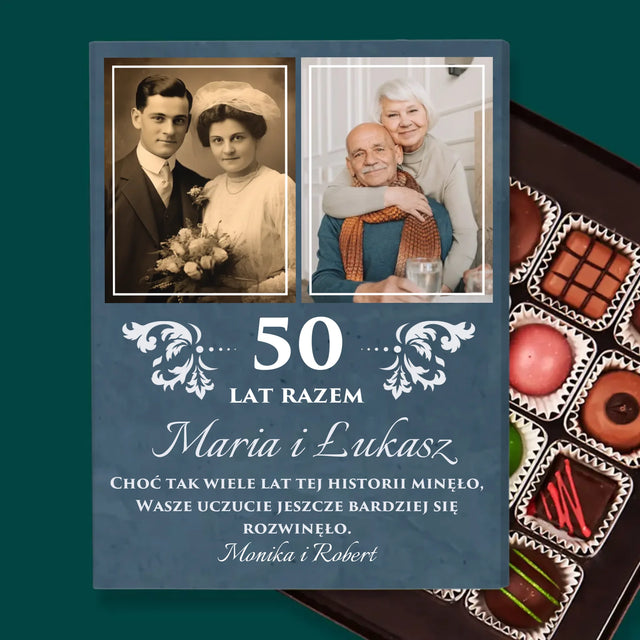 Fotokolaż: Razem Przez Lata - Personalizowane Praliny