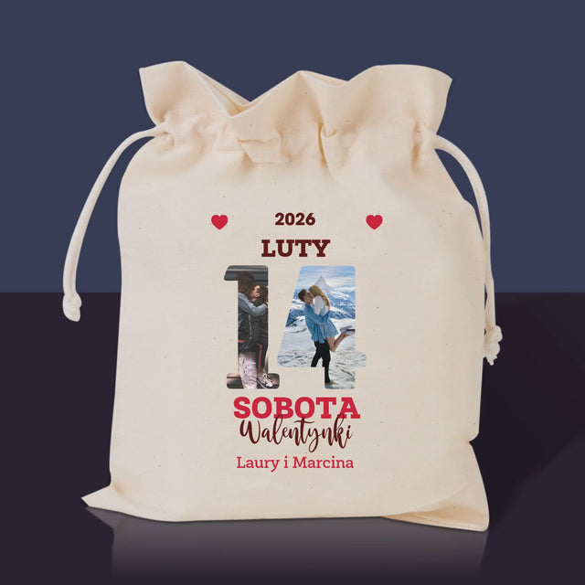 Słowo Ze Zdjęć: Walentynki Kartka z Kalendarza - Herbata w Woreczku