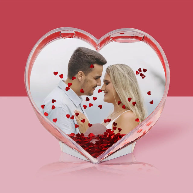 Zdjęcie: Twoje Zdjęcie - Kula Śnieżna Serce