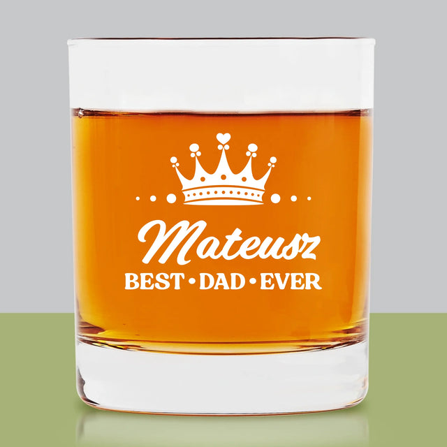 Monogram: Best Dad - Szklanka Do Whisky