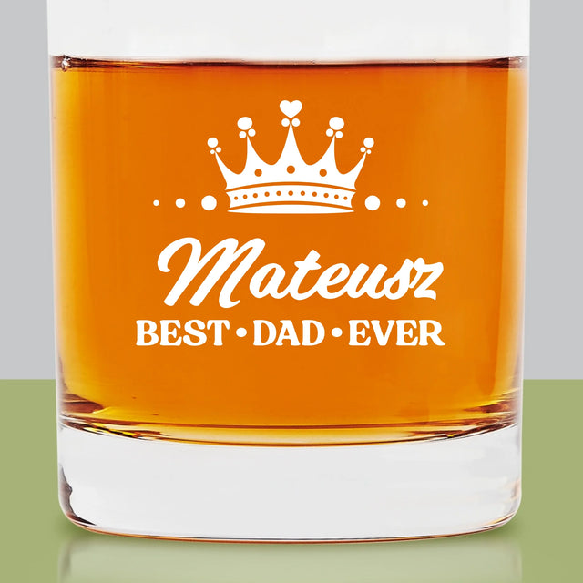 Monogram: Best Dad - Szklanka Do Whisky