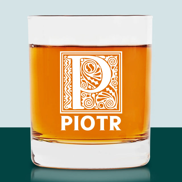 Monogram: Monogram Imię - Szklanka Do Whisky