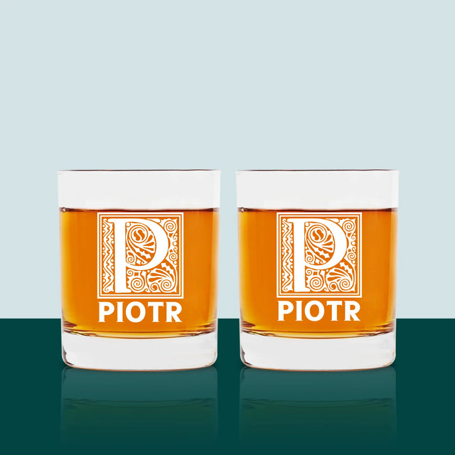Monogram: Monogram Imię - Szklanka Do Whisky