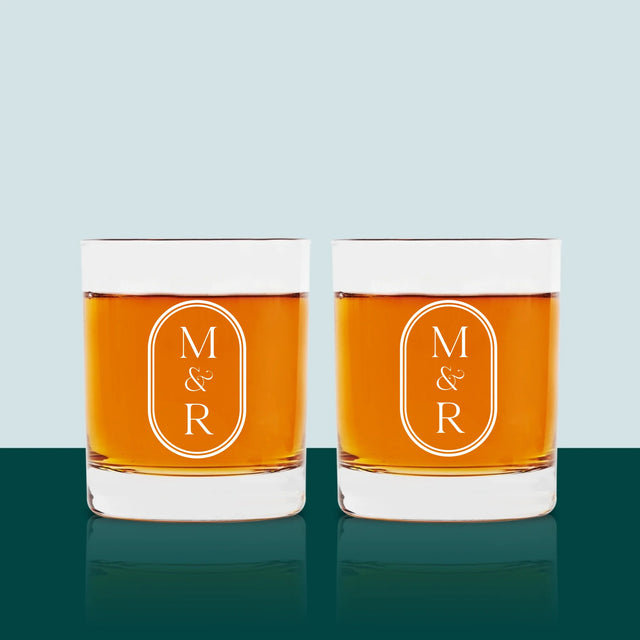 Monogram: Inicjały Klasyczne - Szklanka Do Whisky